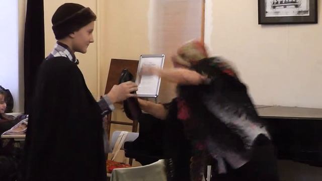 Семейная воскресная школа-спектакль "Погорельцы" детской театральной студии.  Данилов монастырь