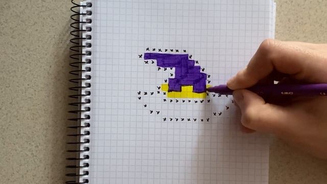 Halloween шляпа ведьмы рисуем по клеточкам смотреть онлайн