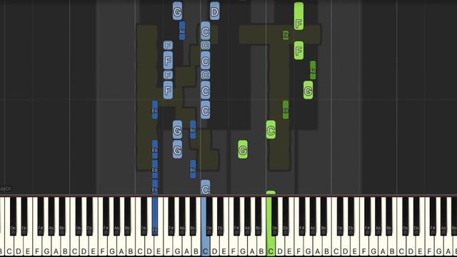 Song for Denise [Wide Putin] by Piano Fantasia - Hard Mode [Piano Tutorial] (Synthesia) смотреть онлайн