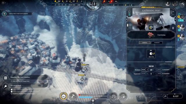 ON THE EDGE - Frostpunk DLC - OUR FIRST SETTLEMENT - 11 Bit Studios смотреть онлайн