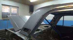 Ваз 2107 Боковой удар. Повреждения, вытяжка. часть1