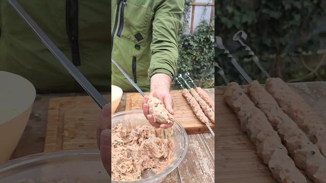 Такого сочного люля вы ещё не ели ? #уличнаяеда #шашлык #рецепт #люлякебаб #куриныйлюля #