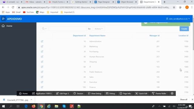 Oracle apex web application | Apex application builder | Creating forms in oracle apex смотреть онлайн