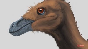 How I Draw an Ornithomimus Dinosaur - Photoshop CC