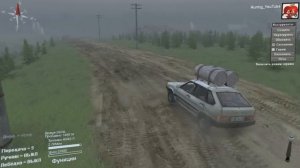 [Rp-ситуация] | Застрял в деревне на девятке | Трактор вытащил | Spintires |