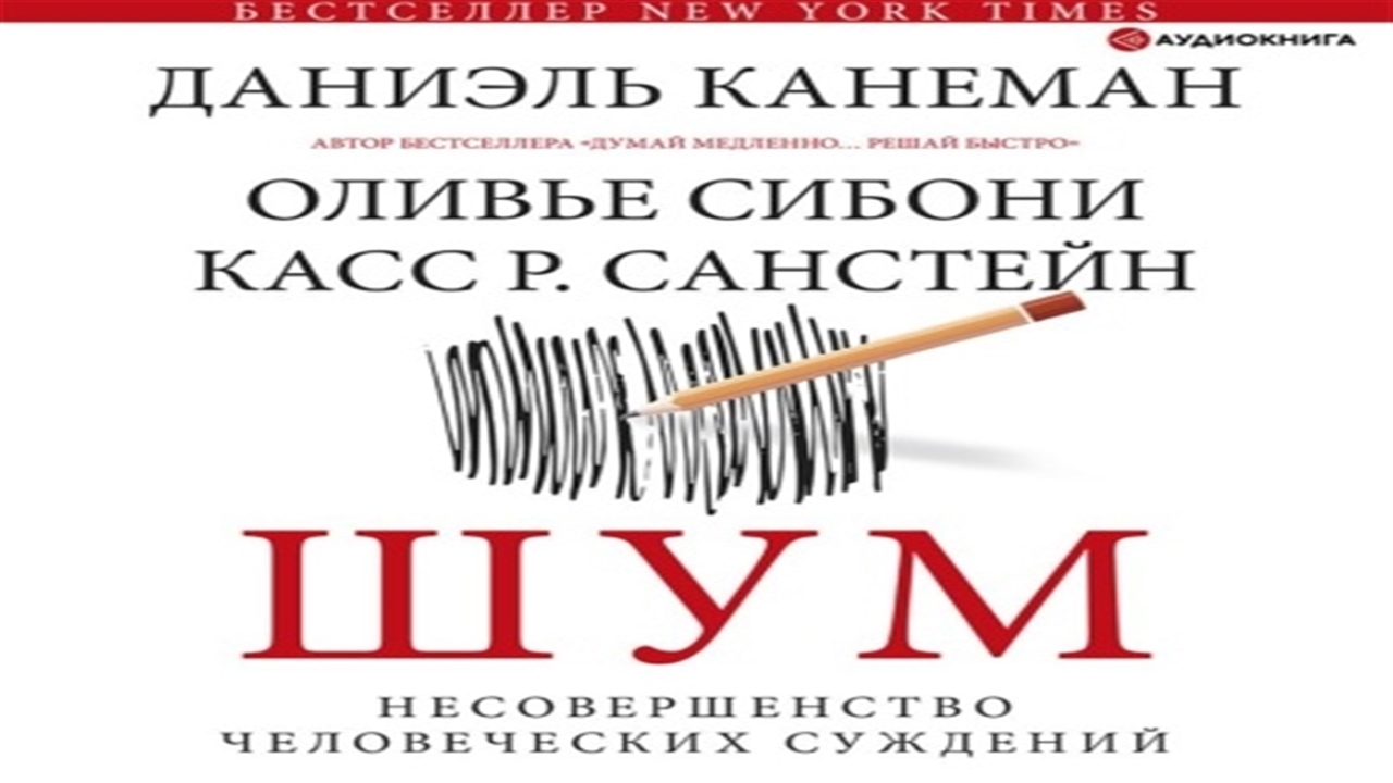 Аудиокнига Шум. Несовершенство человеческих суждений - Даниэль Канеман