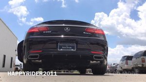 2016 Mercedes S550 COUPE Exhaust SOUND in COMFORT and SPORT Mode