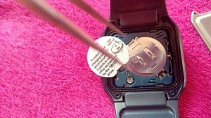 Q&Q М158 и другие-замена батарейки.