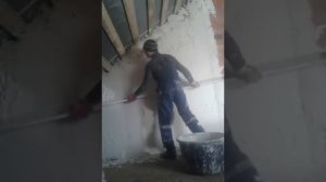 Штукатурка с хопер с ручной гипсовая штукат xabez 35  кв в день