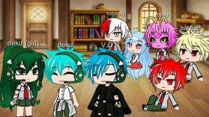 Deku can sing?! (somebody that i used to know) |A.U