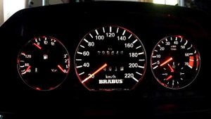 Пересвет Приборной панели Mercedes-Benz W124