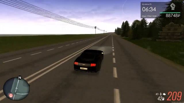 ОДИН ИЗ ДЕШЁВЫХ СПОРТИВНЫХ АВТО. Ford Mustang GT. Тест драйв на MTA Province #6