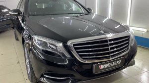 Mercedes S класс - полная полировка кузова и нанесение керамики