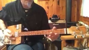 La Grange ZZ Top  lesson for your 3 string Cigar Box Guitar