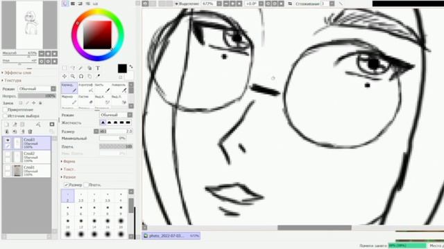 Рисую в SAI 2 #genshinimpact #sai2 #art #painttoolsai смотреть онлайн