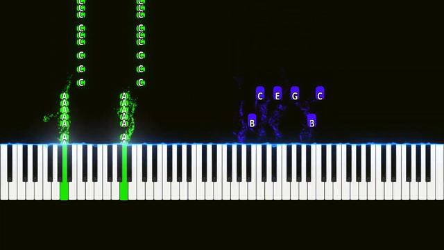 Rammstein - Du Hast Advanced Piano Tutorial смотреть онлайн
