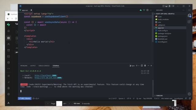 Tutorial Nuxt 3 + Supabase смотреть онлайн