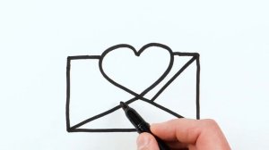 Рисуем фломастерами. Простой милый рисунок. Рисование для детей