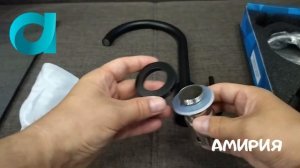 Качественный и недорогой смеситель для кухни черный