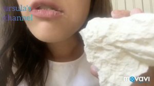 АСМР мел пищевой/Ем мел для еды/Ем глину/Chalk eating/Мелоежка