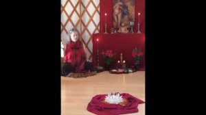 Vajra Ma womb-spine seated meditation, Nov 2013