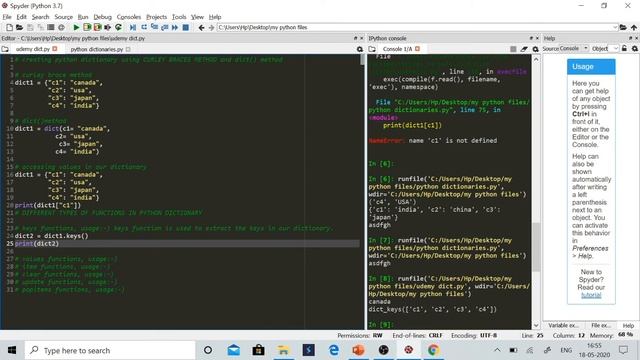 Python Dictionaries | Lecture 9 | Fundamentals of Python Programming | KodeEdify