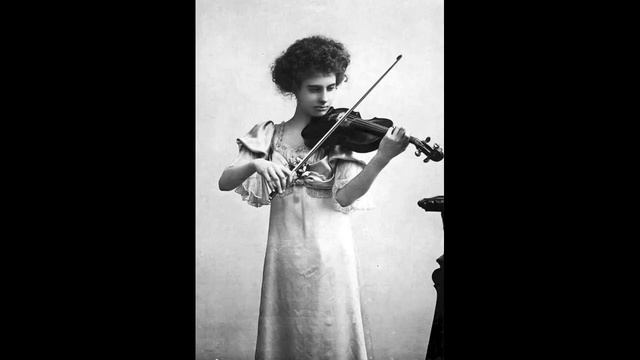 Marie Hall (violin) - Cavatina (Raff) (1904) смотреть онлайн