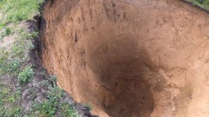 Карстовая воронка в Нижегородской области