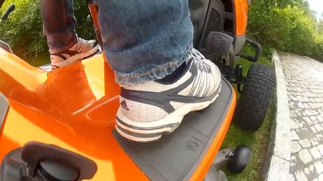 Работа гидростатической трансмиссии на садовых тракторах Husqvarna - Садовые Механизмы