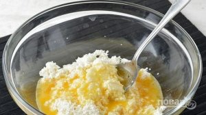 Запеканка из творога на сковороде