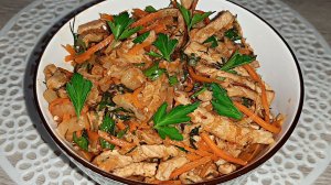 2 в одном: и Салат, и Горячее. Мясо с пекинской капустой
