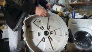 Занусси, замена двухрядного подшипника на СПЗ(самарский)