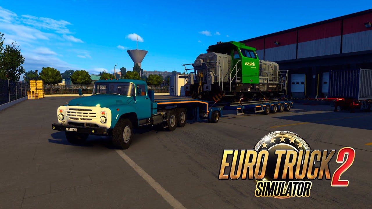 Возим тяжелые грузы на Зил 133 // Euro truck simulator 2 стрим смотреть онлайн