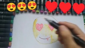 как можно нарисовать смайлик | drawing for children sticker