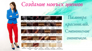 Палитра красителей. Смешивание оттенков..mp4