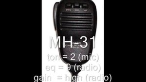 Yaesu microphones MH-31 MH-67 audio test