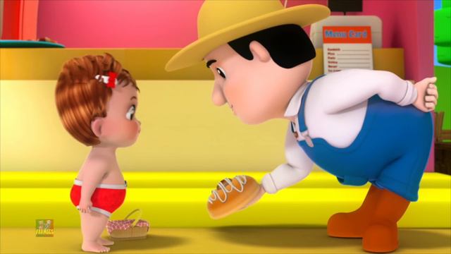 As rodas do trator giram e giram | Musica para bebes | Farmees Português | Vídeos animados смотреть онлайн