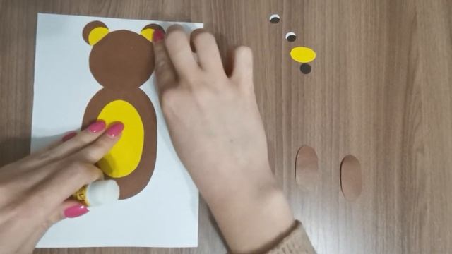 Аппликация "Мишка" в средней группе 25.05.2020 смотреть онлайн