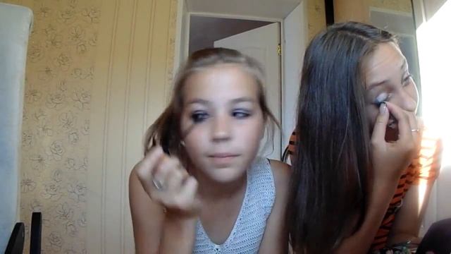 VLog.Мой новый имидж.Впервые нанесла макияж.Примеряю наряды.