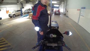 Спортбайк в 14 лет. Жжём резину