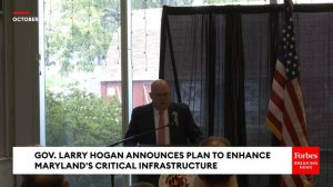 Gov. Larry Hogan Announces Plan To Enhance Maryland's Critical Infrastructure