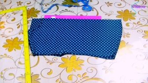 Самая простая блузка из шифона без выкройки.