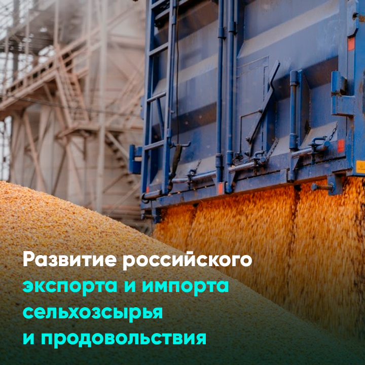 Развитие российского экспорта и импорта сельхозсырья и продовольствия