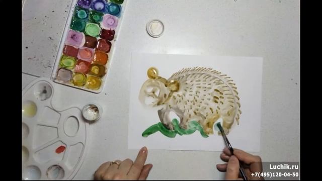 Онлайн занятия для детей: Урок 12. Рисуем медведя. смотреть онлайн