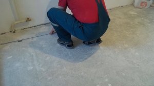 Монтаж кабельного теплого пола.