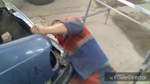 Снять задний бампер BMW 7-seria