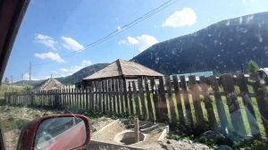 Легендарное село САРАТАН. Подробное видео всего села (Республика Алтай, Улаганский район)