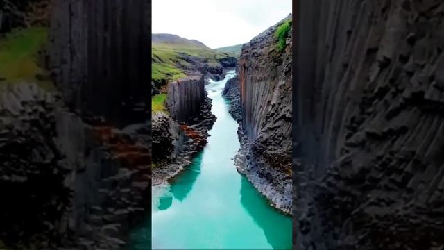 STUDLAGIL CANYON, ICELAND.КАНЬЙОН СТУДЛАГІЛ,ІСЛАНДІЯ#STUDLAGILCANYONICELAND#Рейк’явік#фіорди