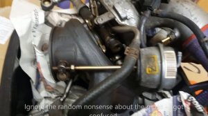 Opel Zafira B OPC Z20 LEH Turbo disassembly