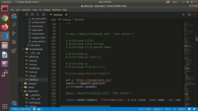 Url Content | Python and Django